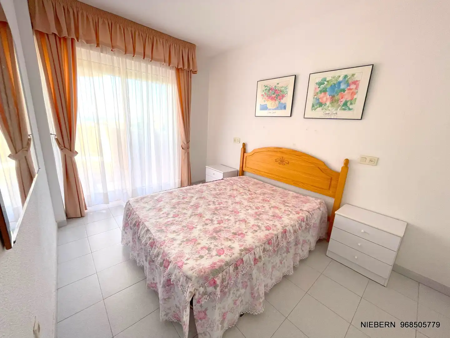 Schlafzimmer von Wohnung zum Verkauf in La Manga del Mar Menor mit Klimaanlage, Parkett und Terrasse
