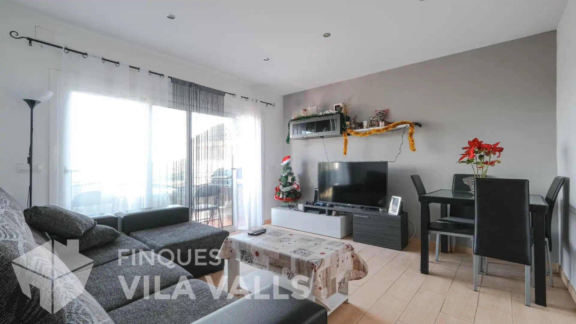 Sala de estar de Piso en venta en Sant Feliu de Codines