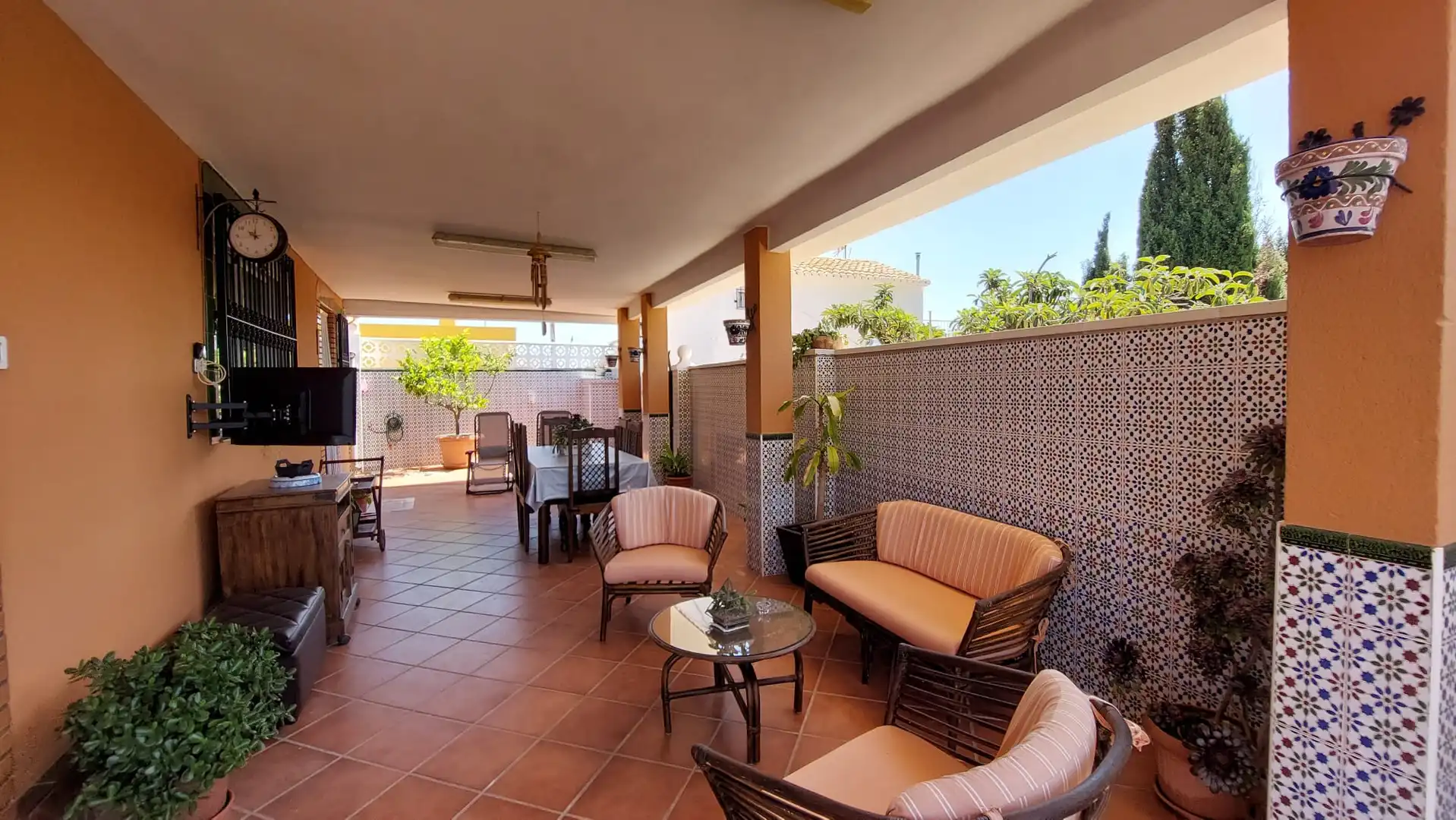 Terraza de Casa o chalet en venta en Vila-real con Aire acondicionado, Calefacción y Jardín privado