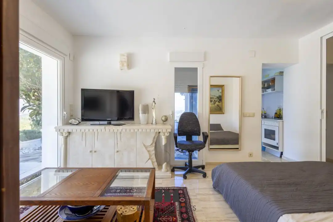 Living room of Flat for rent in Calpe / Calp  with Air Conditioner, Heating and Terrace