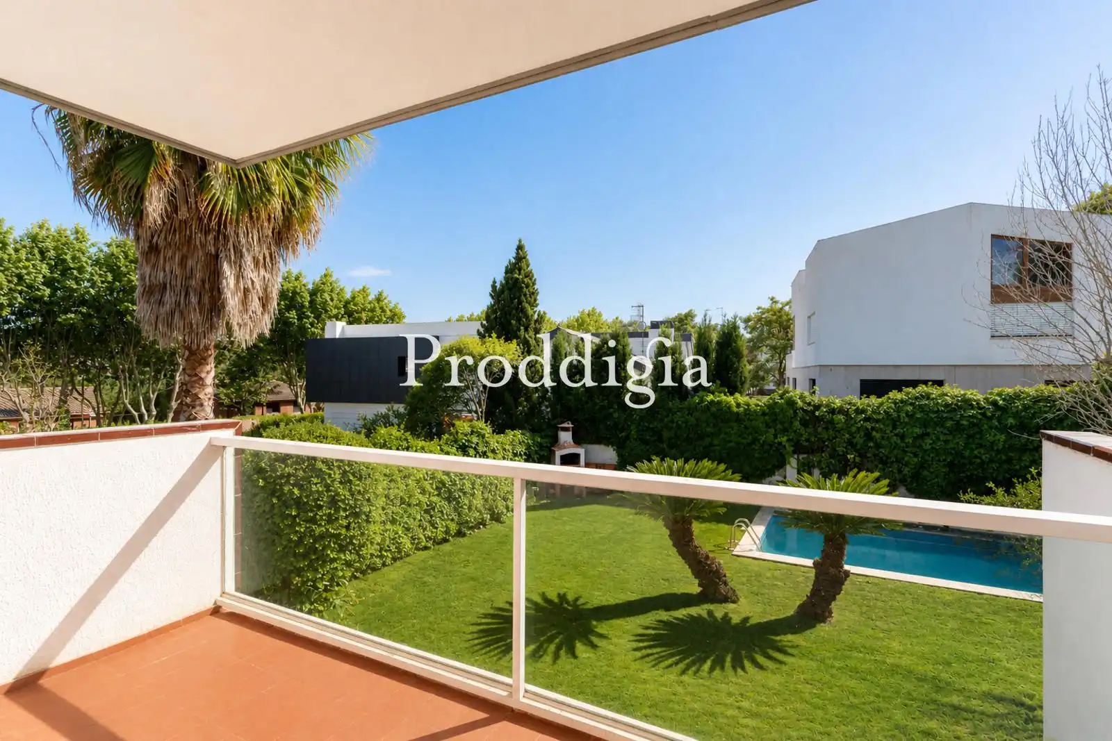Garden of Houses for sale in Sant Cugat del Vallès  with Heating and Swimming Pool