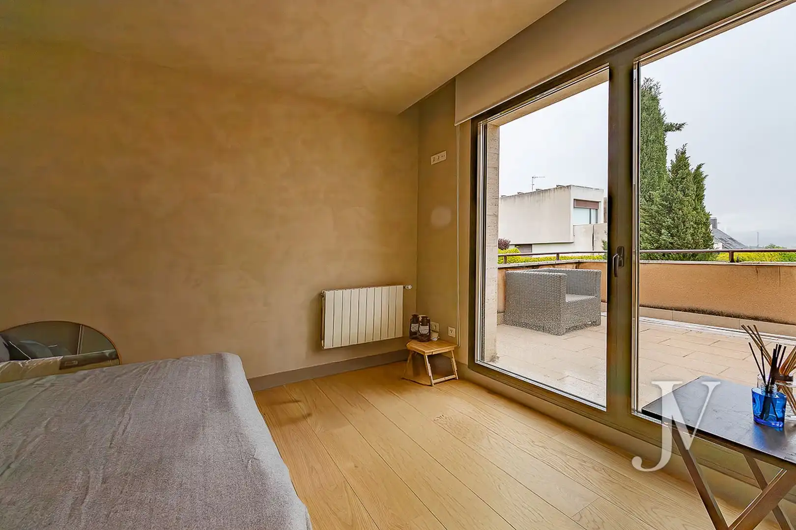 Bedroom of Houses for sale in Madrid  with Air Conditioner, Heating and Private garden