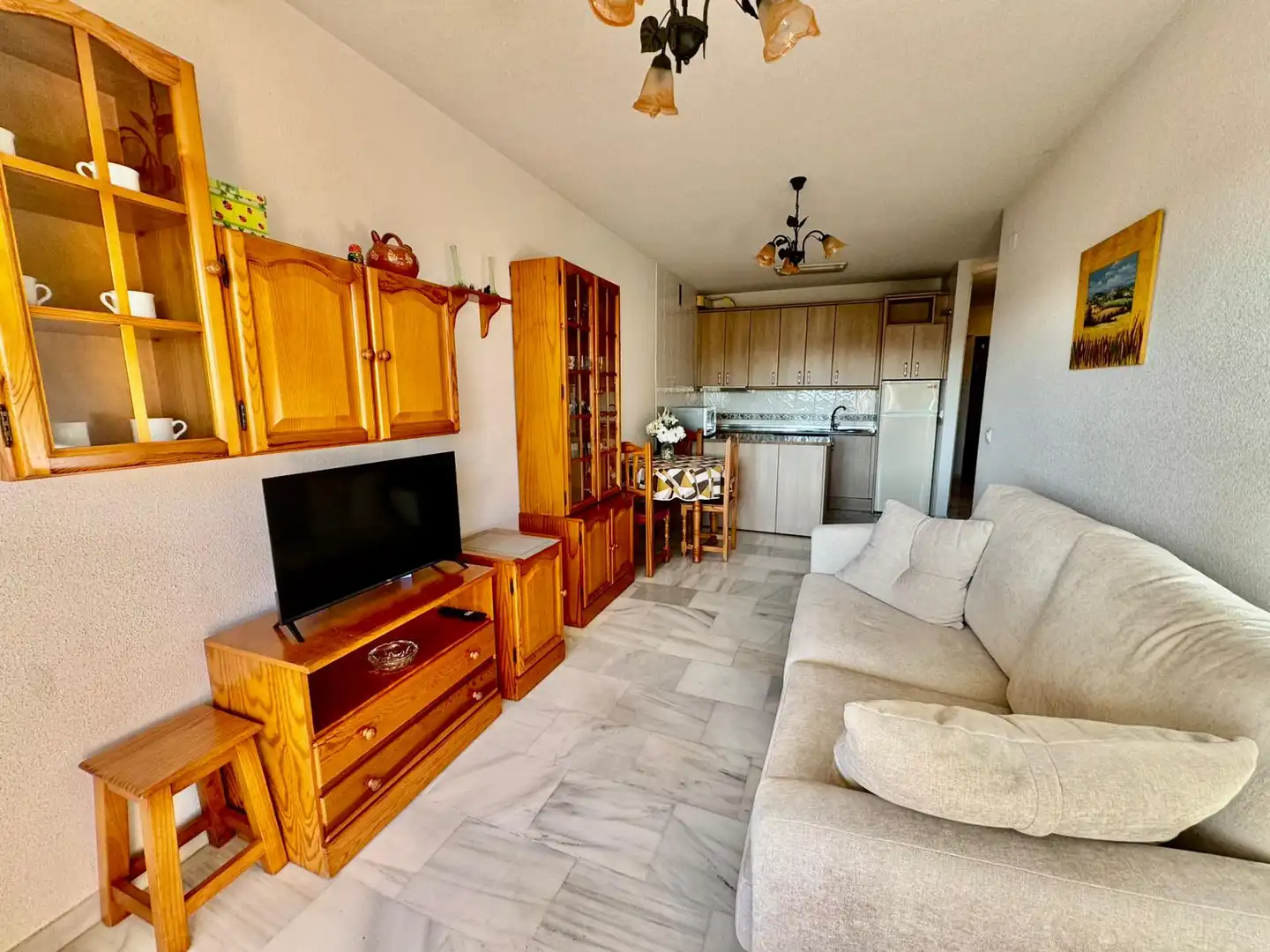 Living room of Apartments for sale in Fuengirola  with Terrace, Furnished and Oven