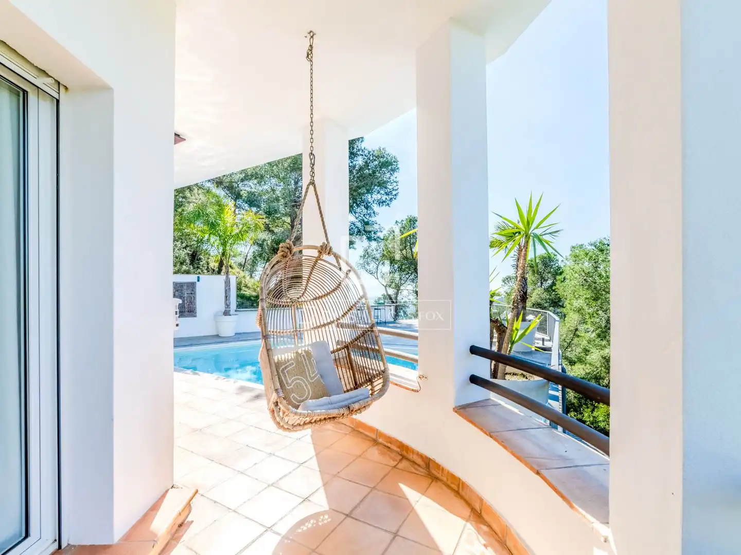 Terrassa de Casa o xalet en venda en Sant Pere de Ribes amb Aire condicionat, Jardí privat i Terrassa