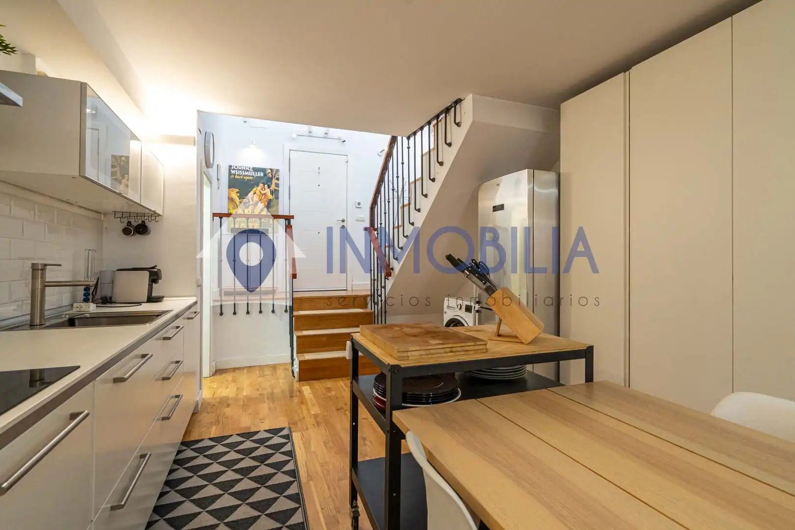 Küche von Maisonette zum Verkauf in Madrid mit Klimaanlage, Heizung und Terrasse