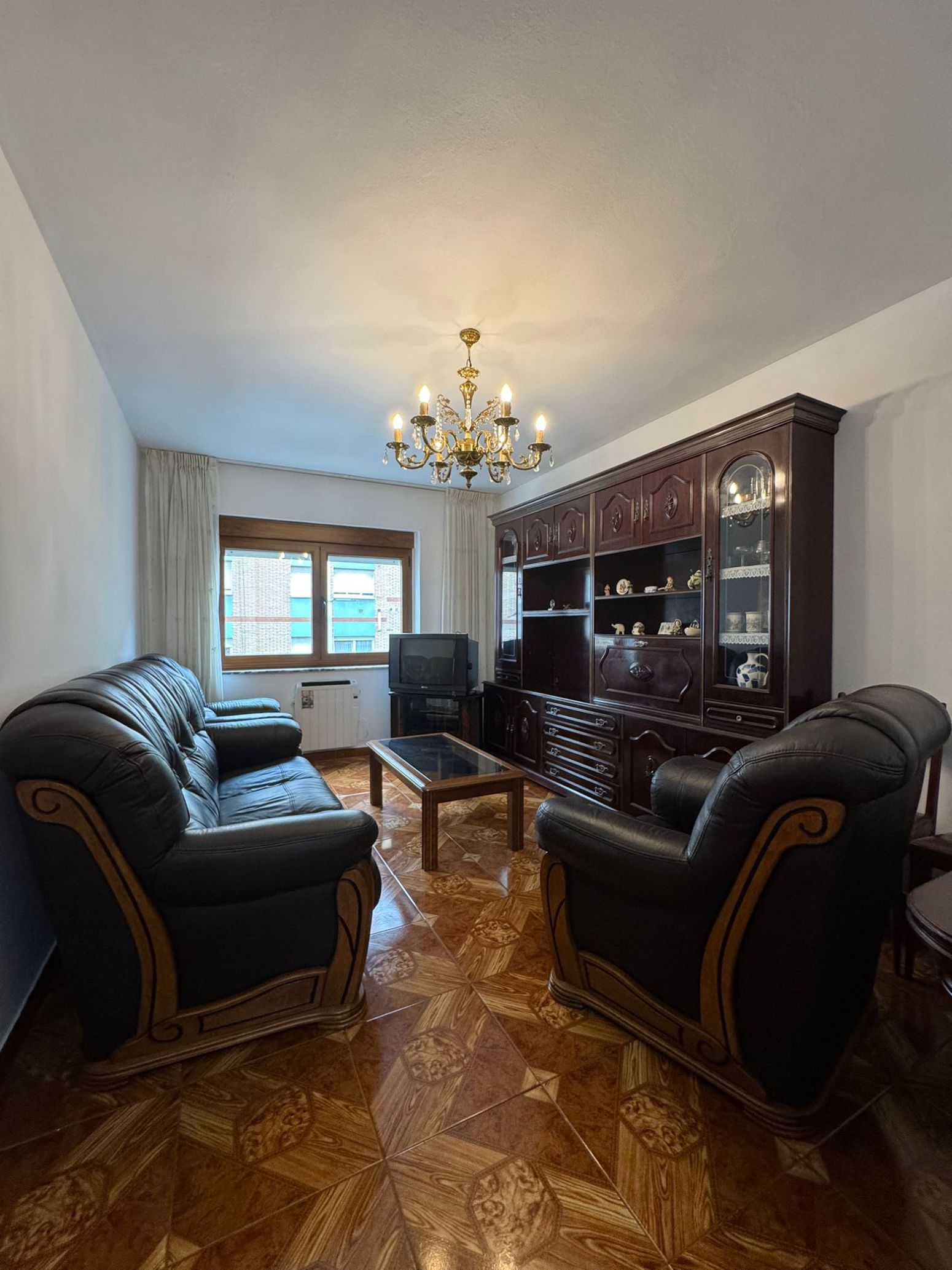 Living room of Flat to rent in Gijón   with Heating and Furnished
