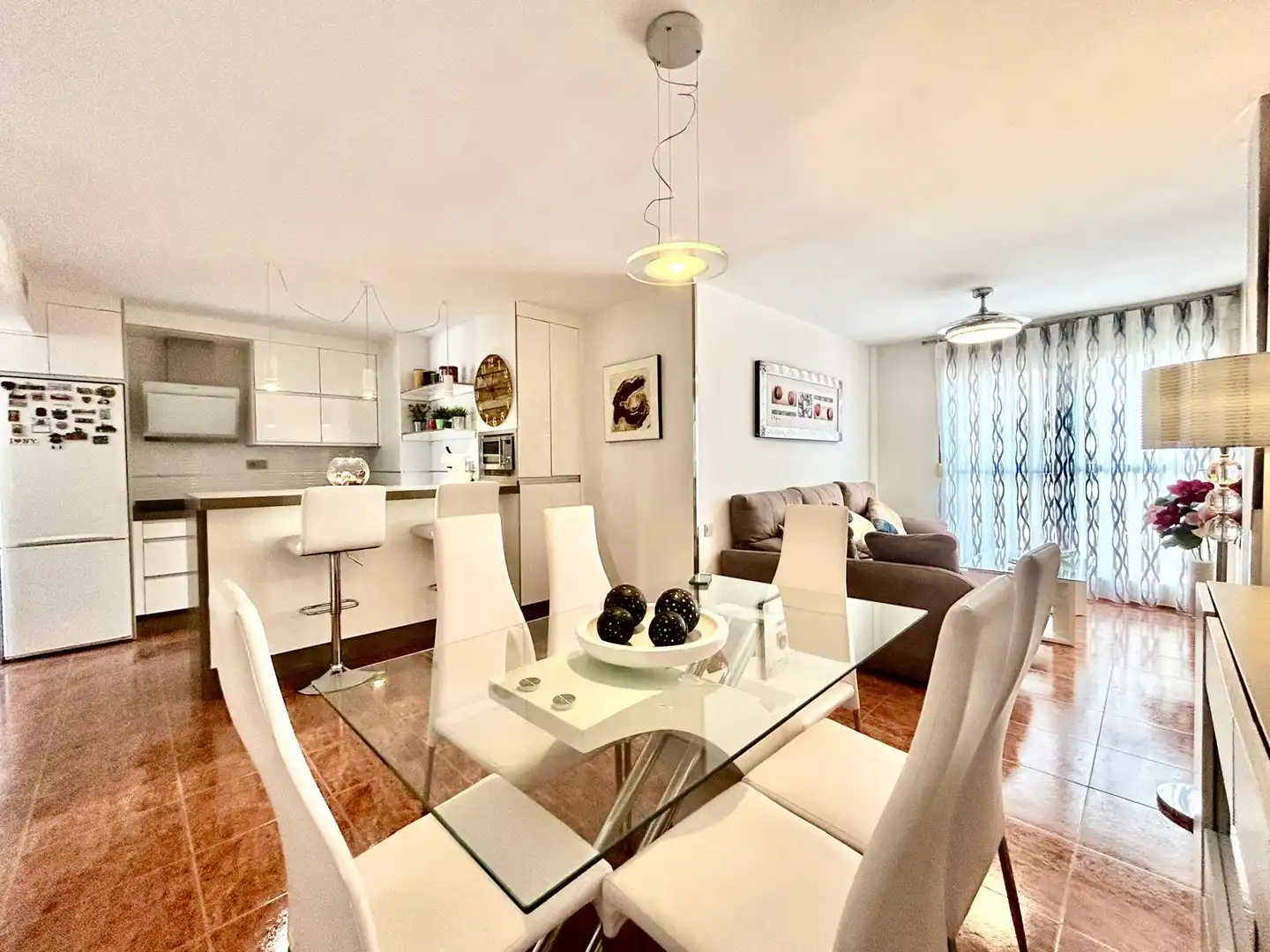 Esszimmer von Wohnung zum Verkauf in El Ejido mit Klimaanlage, Heizung und Terrasse