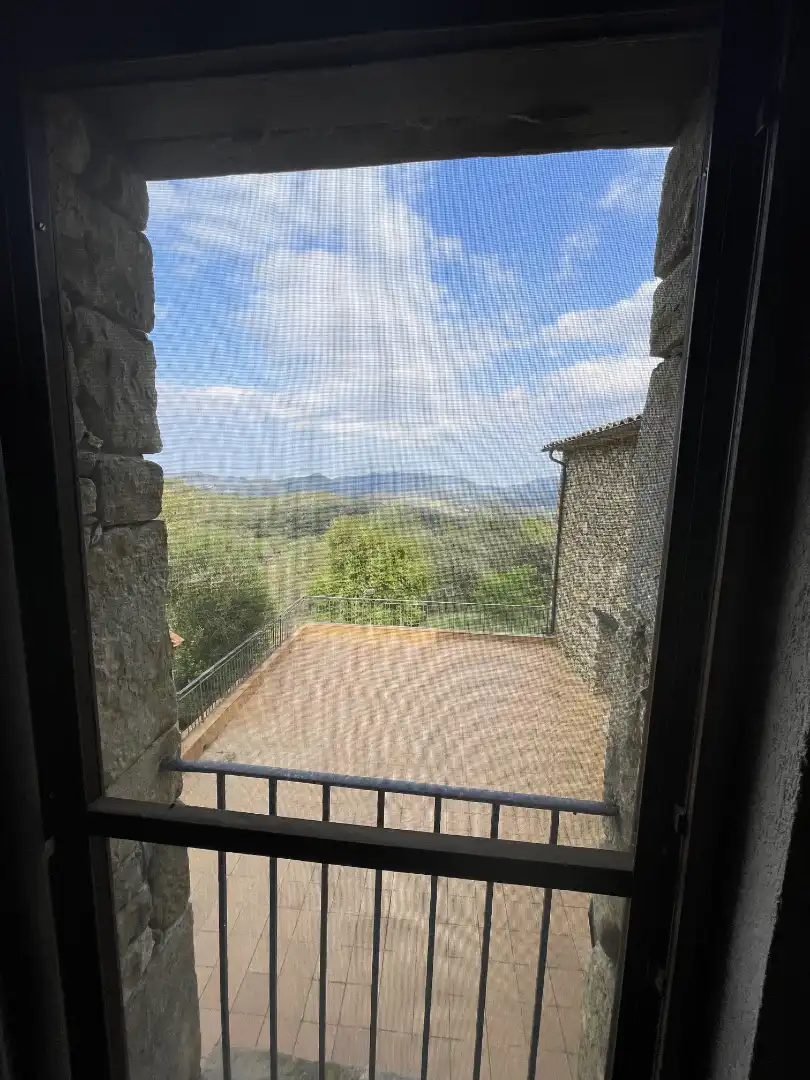 Terrassa de Finca rústica en venda en Mieres (Girona) amb Calefacció, Parquet i Terrassa