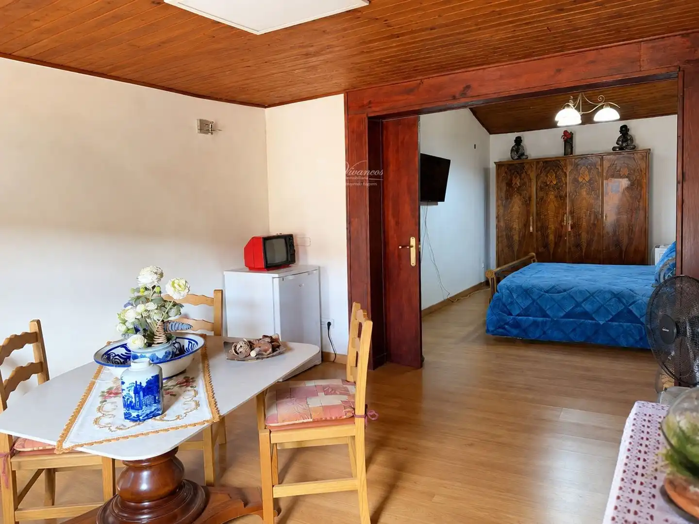 Sala d'estar de Casa adosada en venda en Sa Pobla amb Calefacció, Terrassa i Alarma