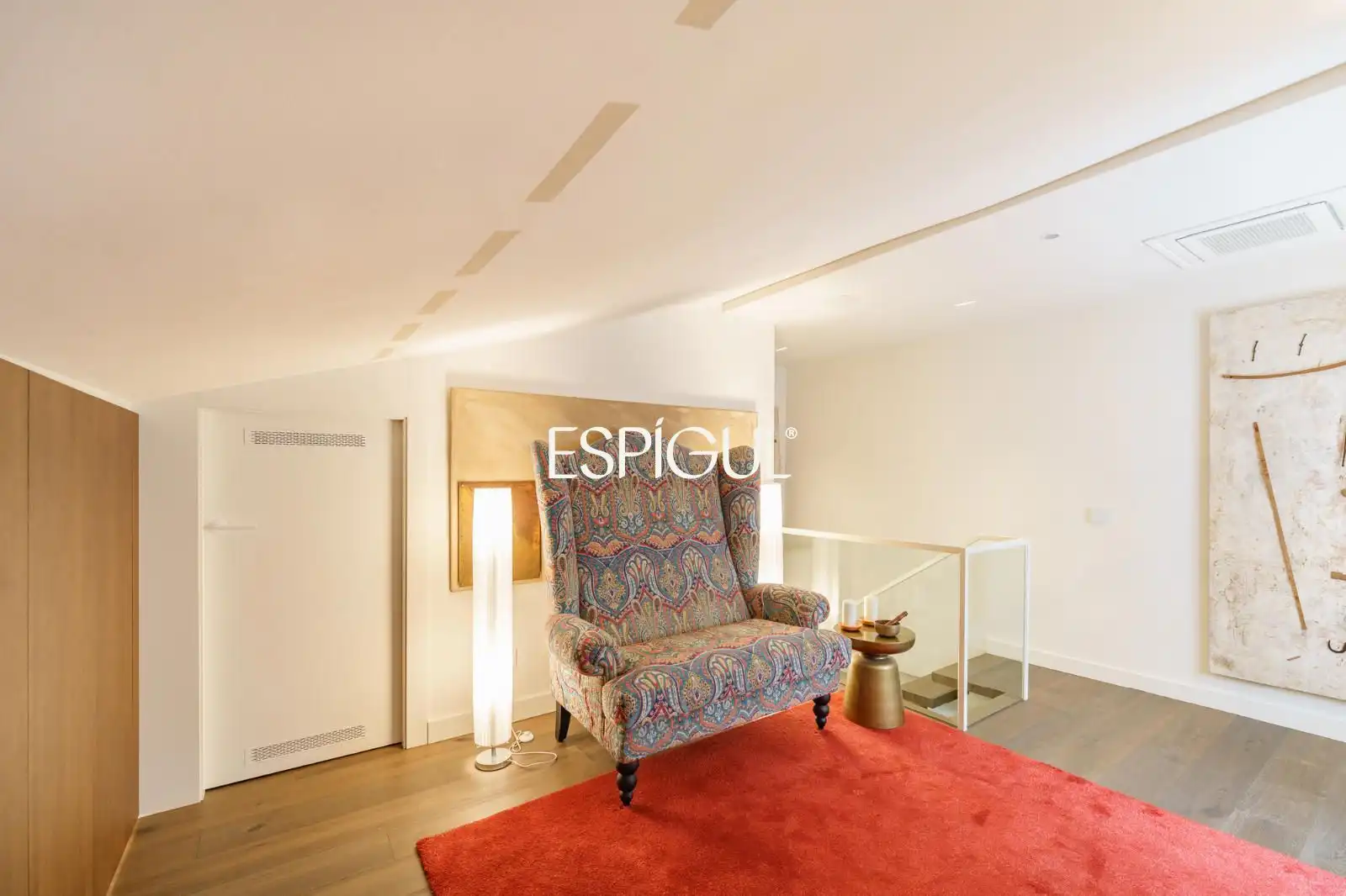 Living room of Attic for sale in Barcelona  with Air Conditioner, Heating and Parquet flooring