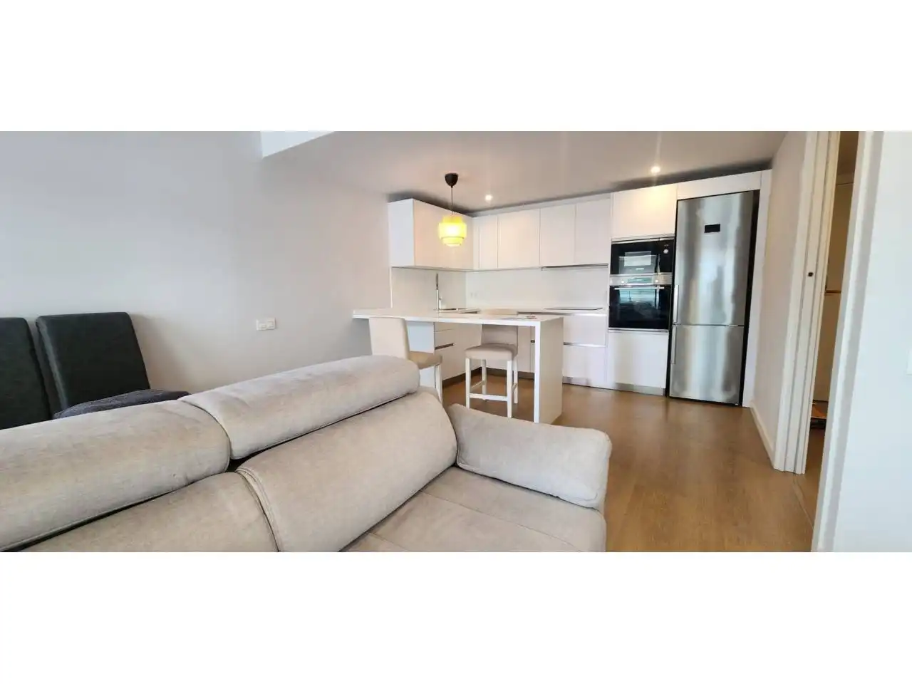 Wohnzimmer von Wohnung zur Miete in Terrassa mit Klimaanlage, Heizung und Terrasse