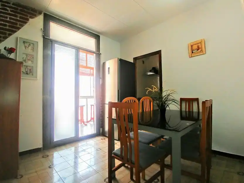 Dining room of Flat for sale in Barcelona  with Heating, Furnished and Oven