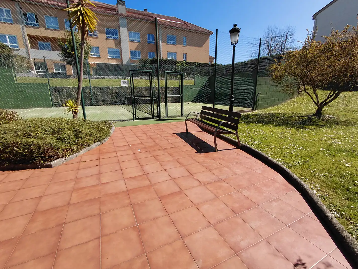 Terrace of Flat for sale in Oleiros  with Heating, Private garden and Parquet flooring