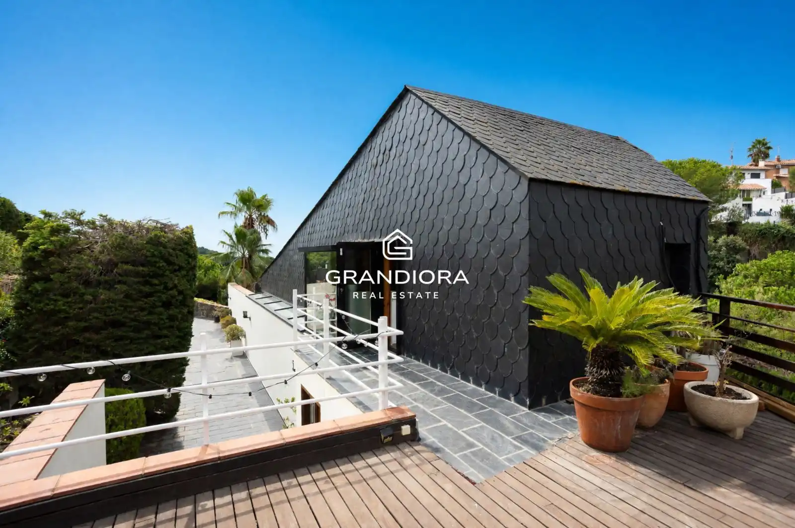 Garden of Houses for rent in Alella  with Swimming Pool