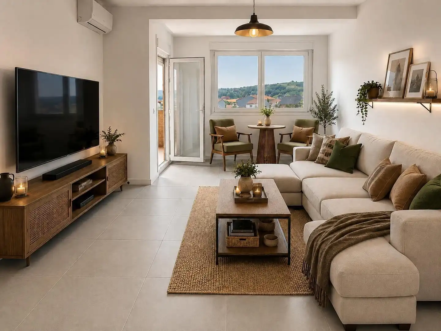 Living room of Flat for sale in Jarandilla de la Vera  with Air Conditioner and Terrace