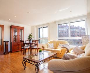 Living room of Flat for sale in Gijón   with Heating, Storage room and Swimming Pool