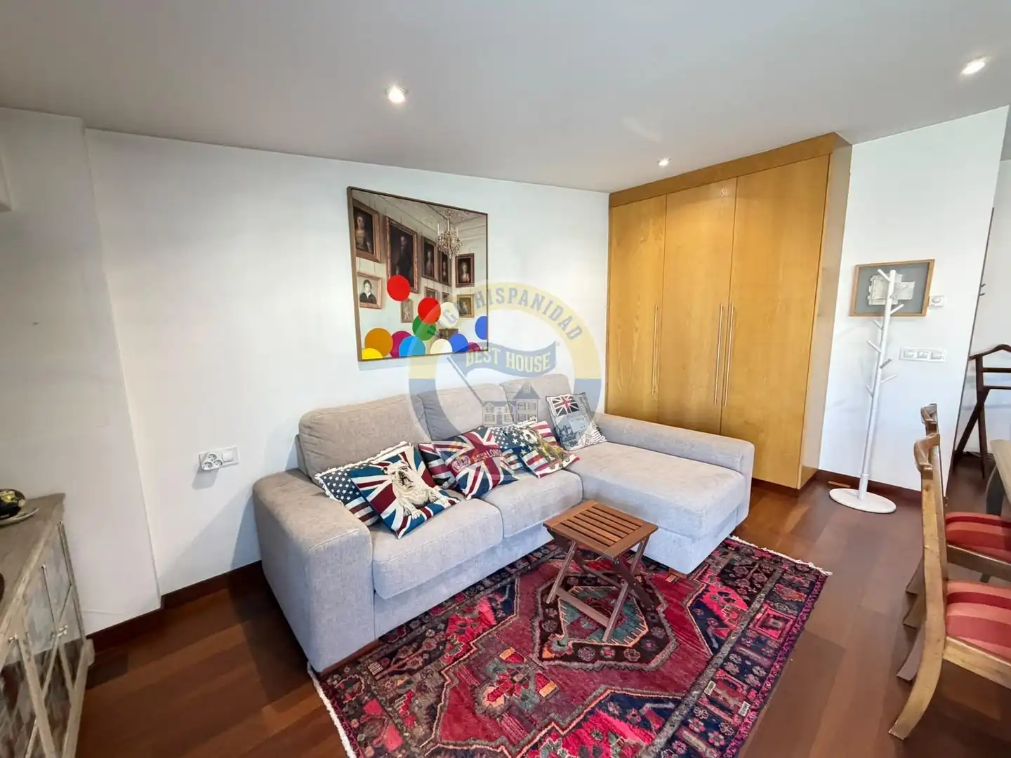 Living room of Study for sale in Vigo   with Heating, Parquet flooring and Terrace