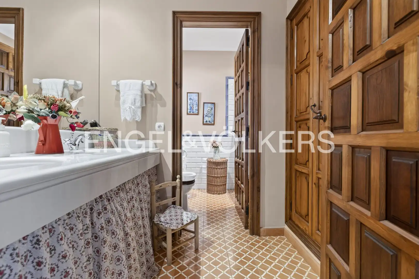 Baño de Casa o chalet en venta en Écija con Aire acondicionado, Calefacción y Jardín privado