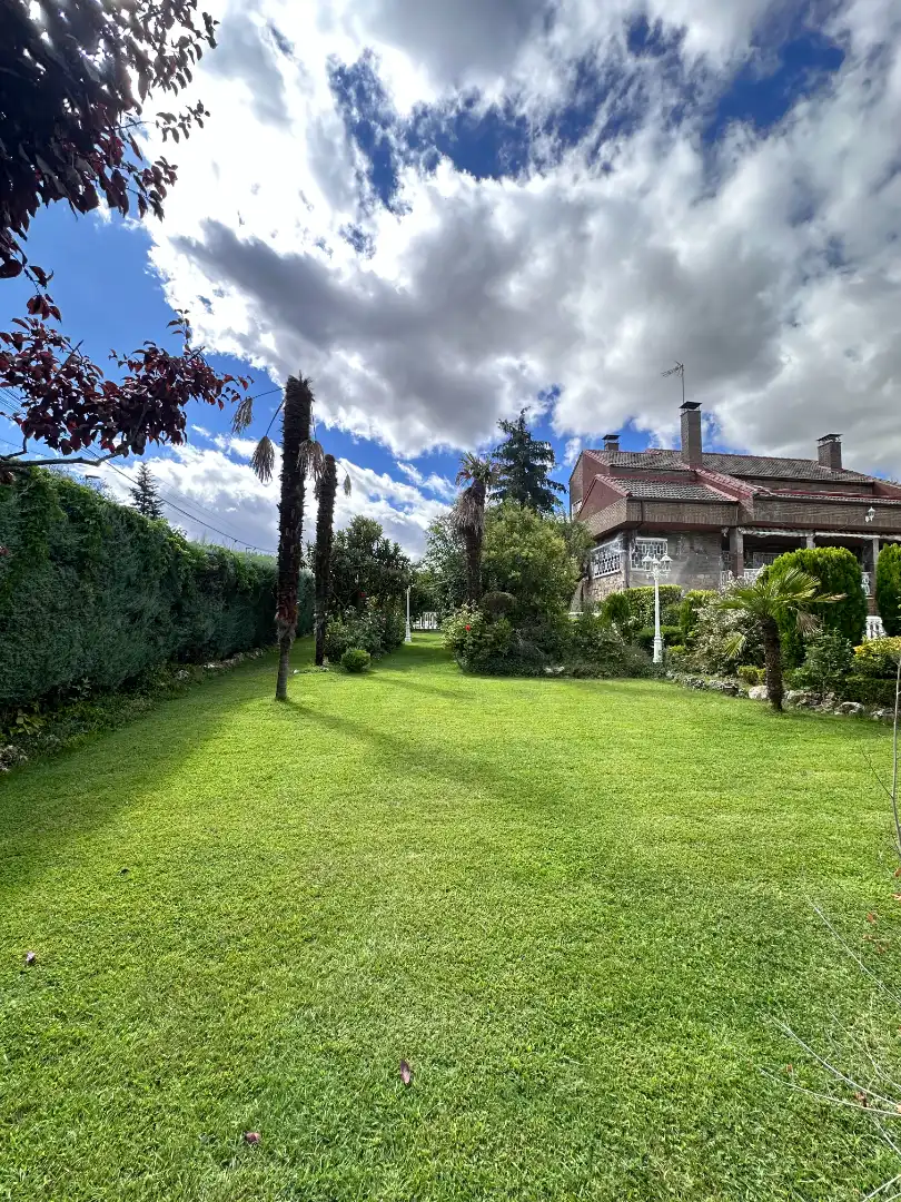 Jardí de Casa o xalet en venda en Las Rozas de Madrid amb Aire condicionat, Calefacció i Jardí privat
