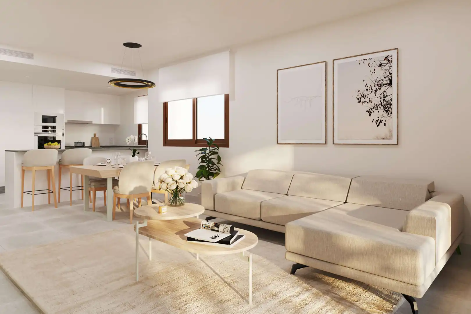 Living room of Flat for sale in Capdepera  with Heating, Terrace and Balcony