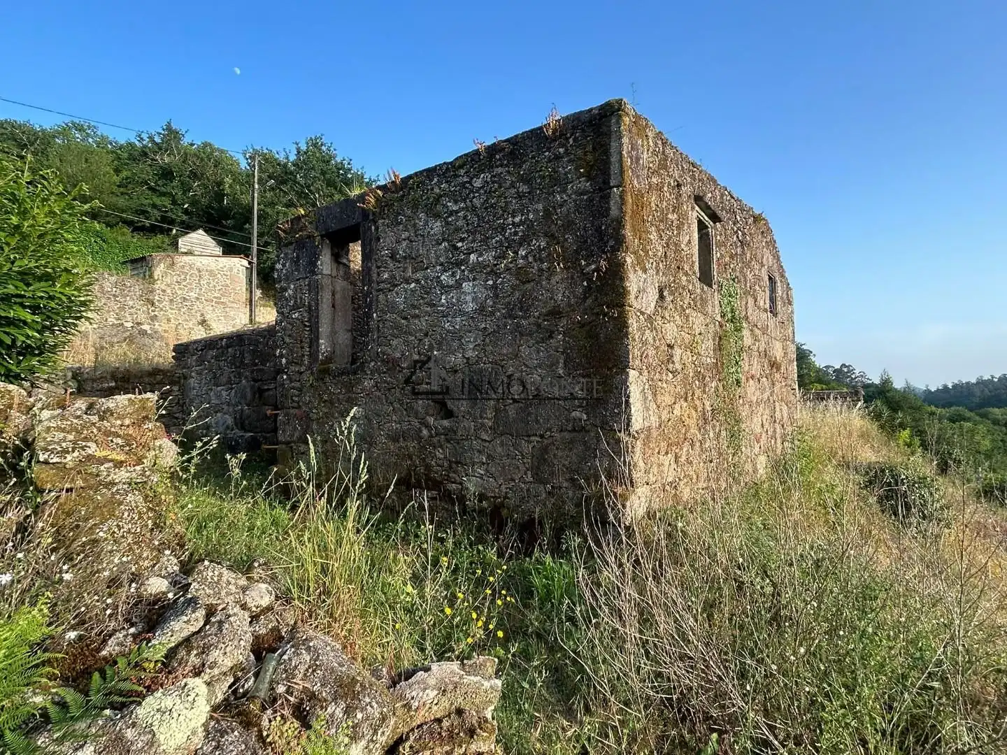 Vista exterior de Casa o chalet en venta en Moraña con Jardín privado