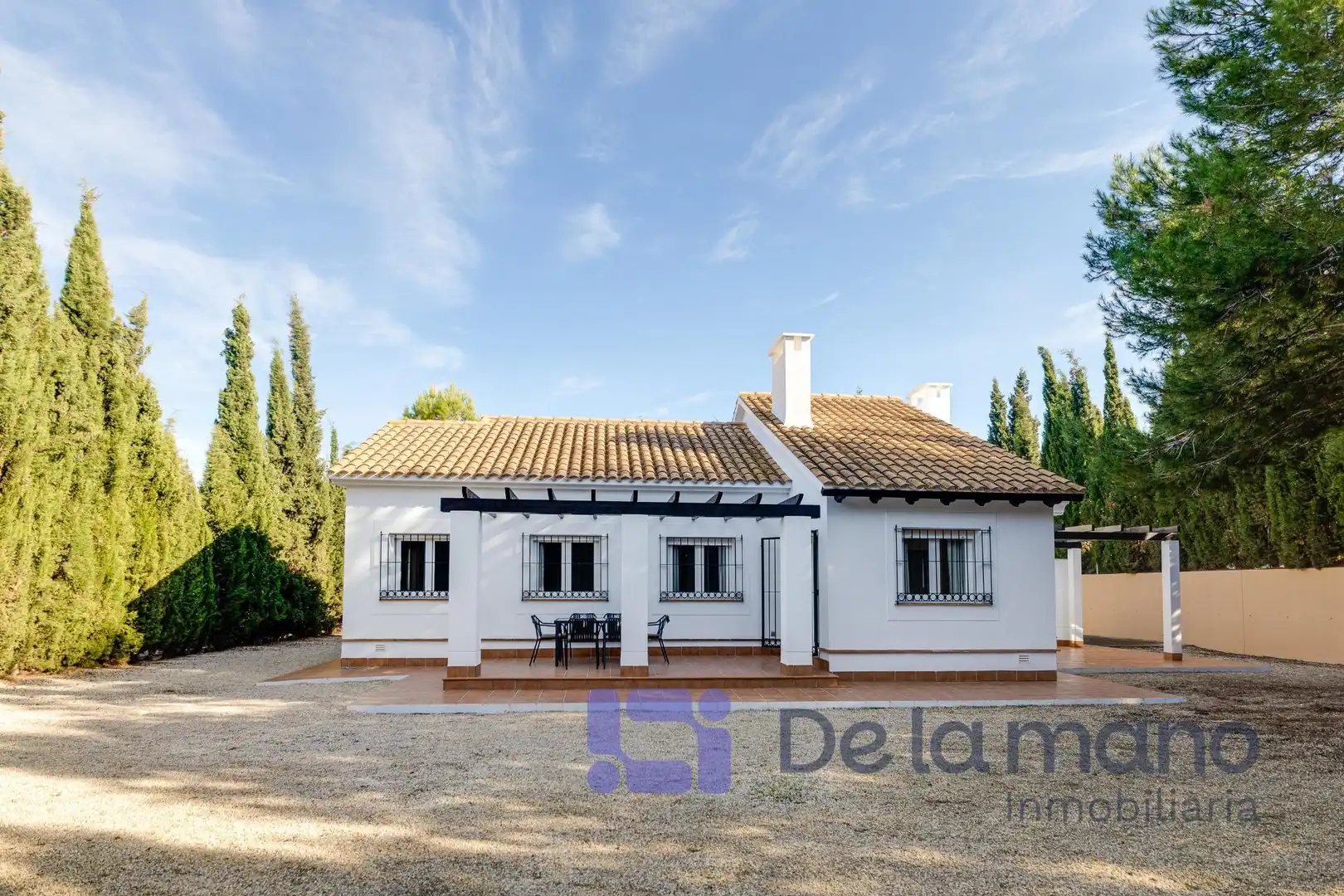 Exterior view of Houses for sale in Fuente Álamo de Murcia  with Private garden and Community pool
