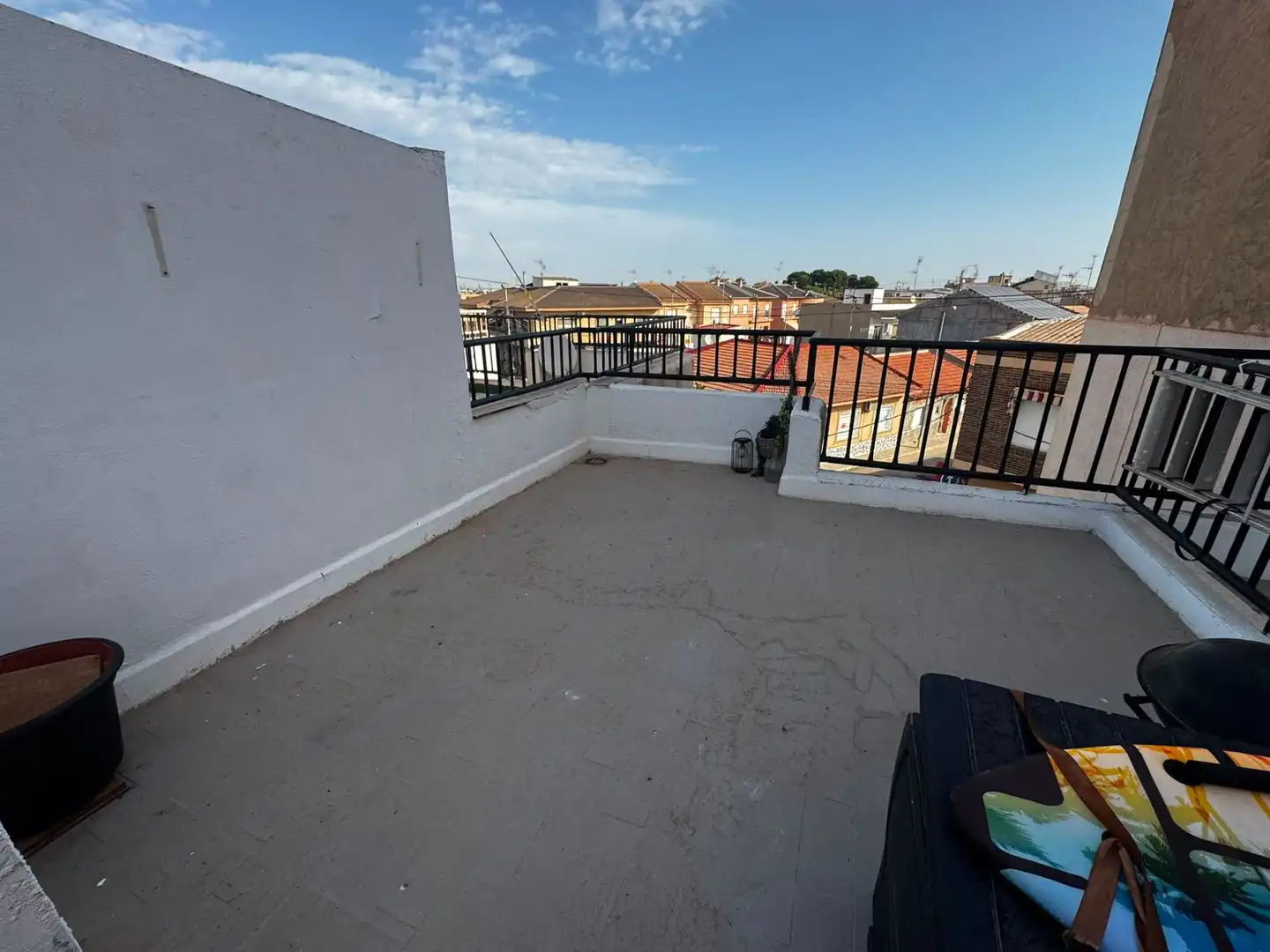 Balcony of Duplexes for sale in San Pedro del Pinatar  with Air Conditioner, Private garden and Storage room