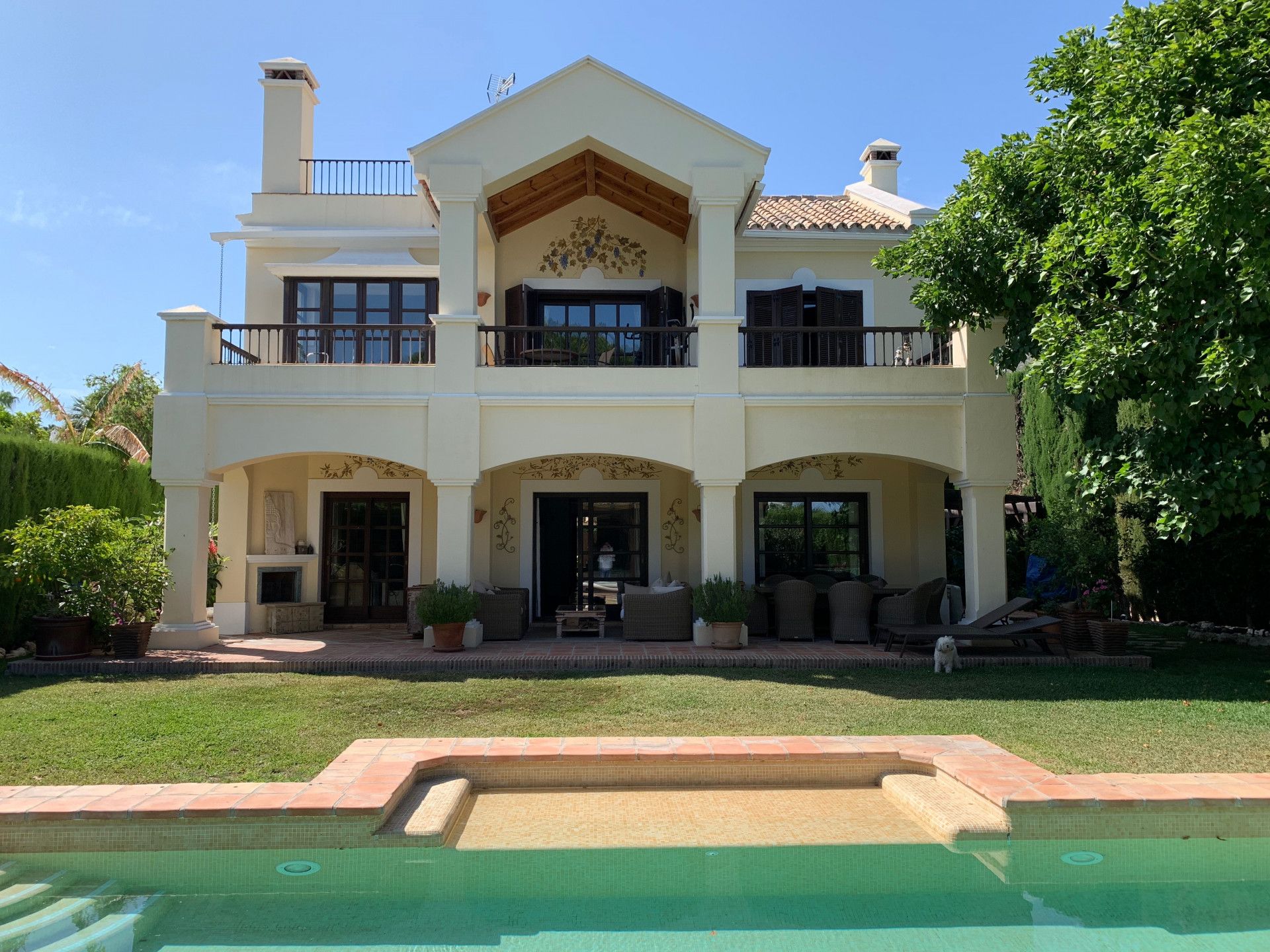 Exterior view of House or chalet to rent in Marbella  with Air Conditioner, Private garden and Swimming Pool