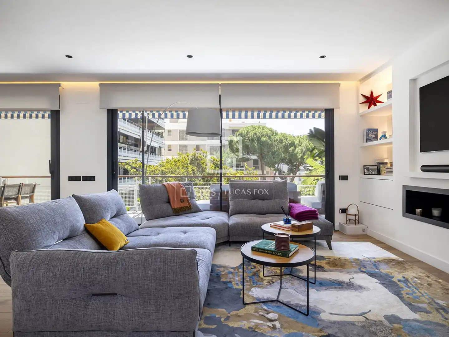 Sala de estar de Piso en venta en Barcelona con Aire acondicionado, Calefacción y Terraza