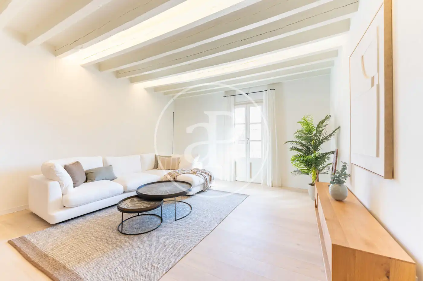 Wohnzimmer von Wohnung zum Verkauf in  Palma de Mallorca mit Klimaanlage, Heizung und Terrasse