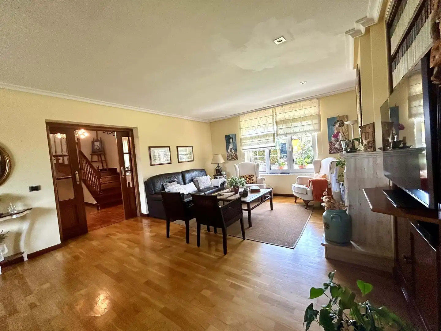 Living room of Houses for sale in Santovenia de la Valdoncina  with Heating and Terrace