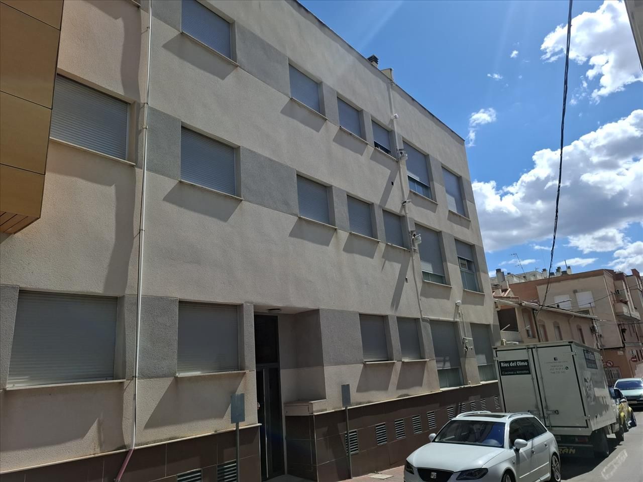 Exterior view of Flat for sale in Calasparra  with Air Conditioner and Parquet flooring