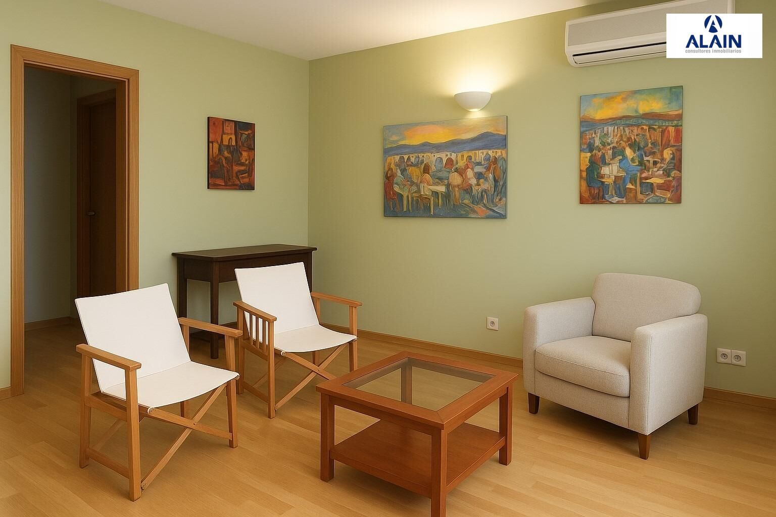 Sala d'estar de Pis en venda en  Valencia Capital amb Aire condicionat, Calefacció i Parquet