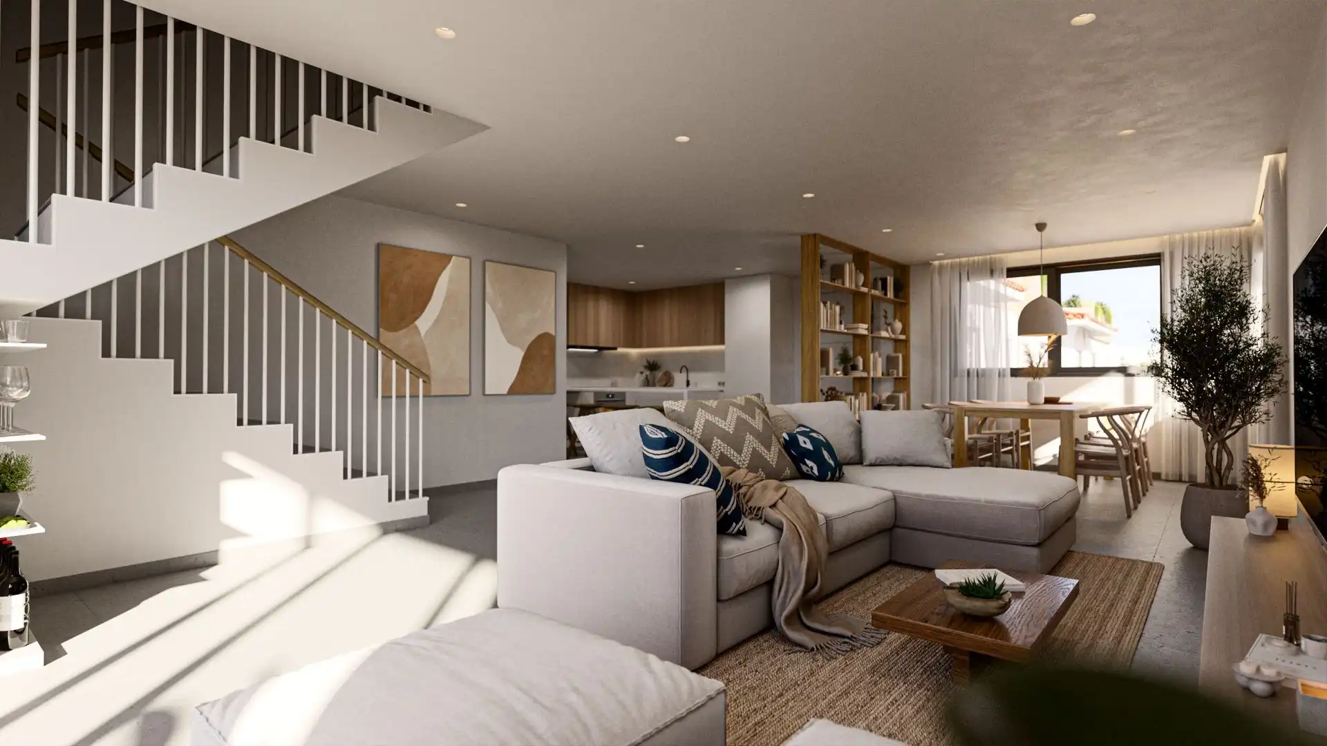 Sala de estar de Apartamento en venta en Golf del Sur - Amarilla Golf 
