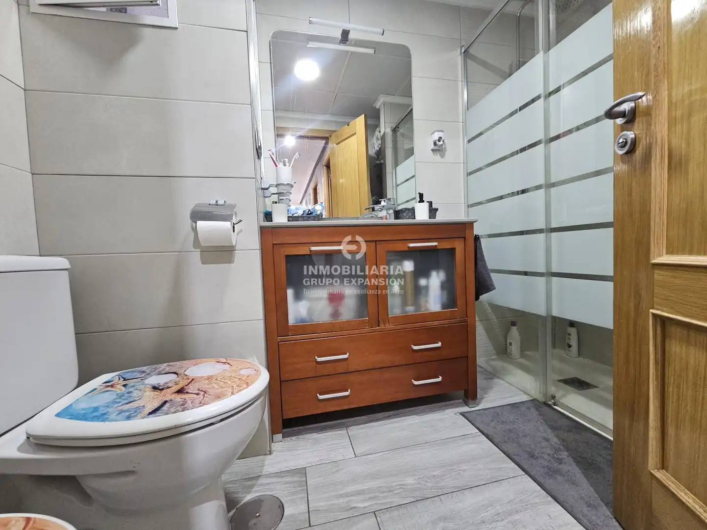 Badezimmer von Wohnung zum Verkauf in Aspe mit Abstellraum, Balkon und Gemeinschaftspool