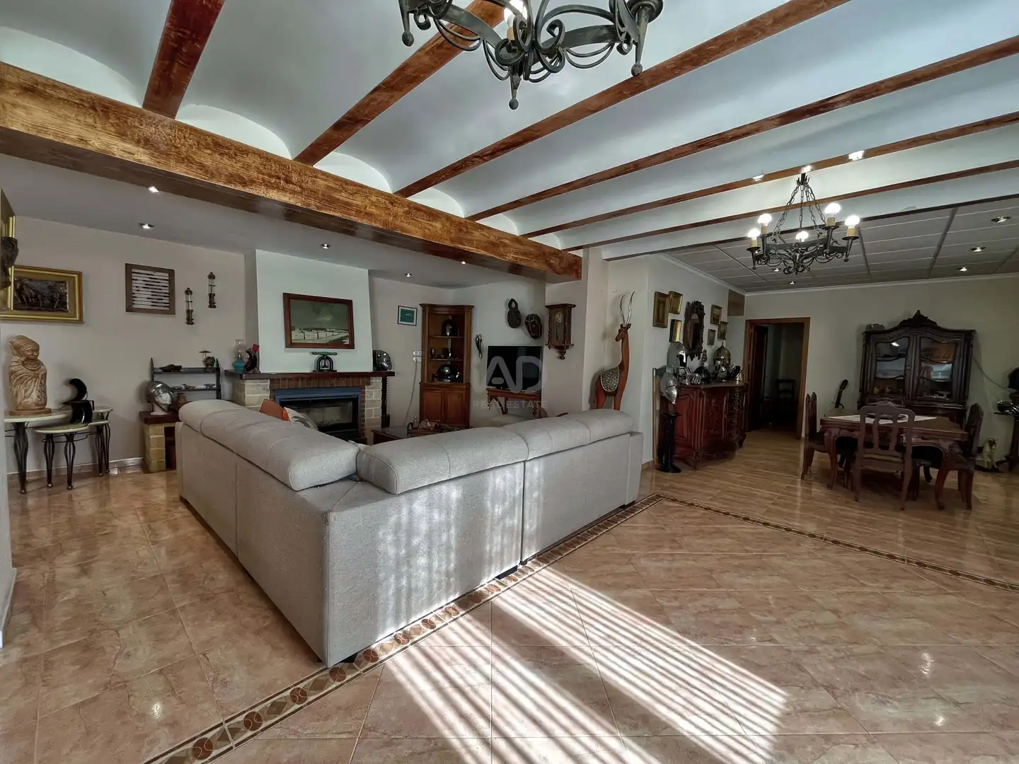 Living room of Houses for sale in Villena  with Air Conditioner, Terrace and Swimming Pool