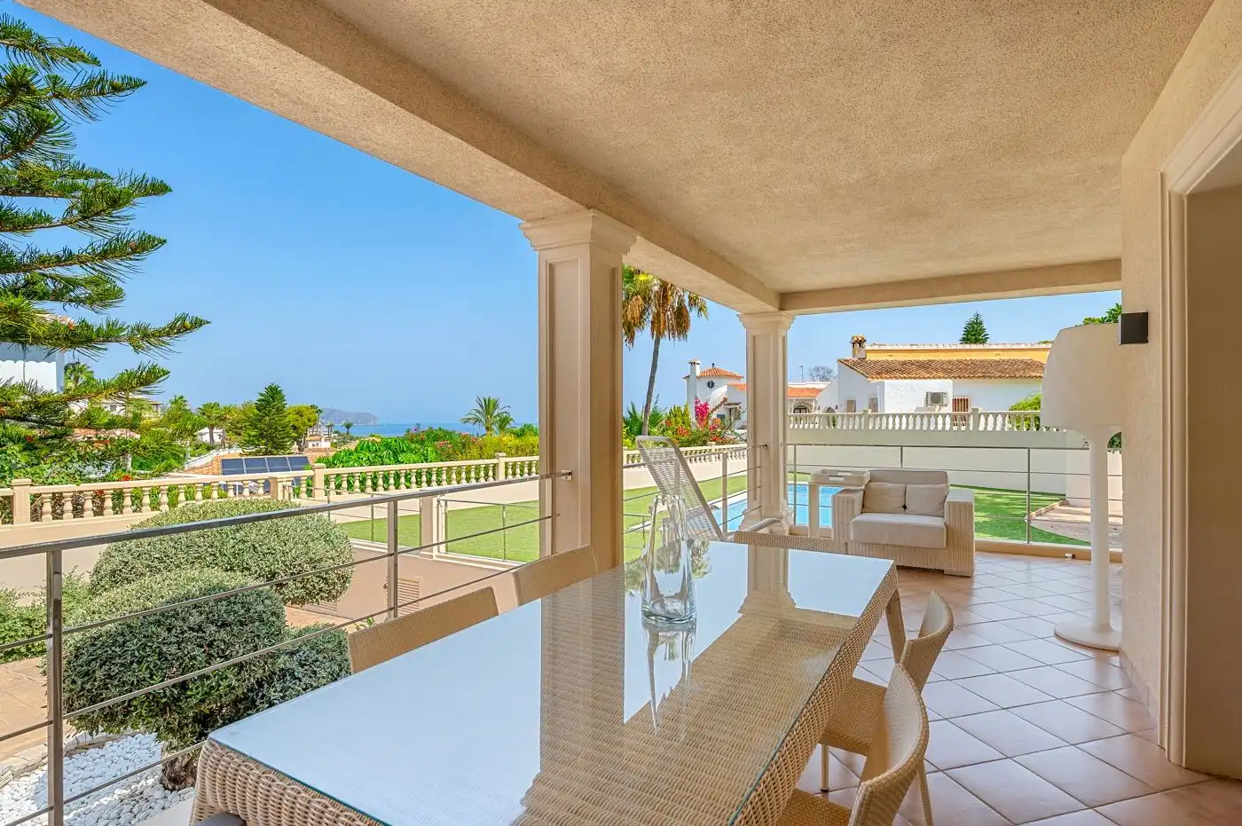 Terraza de Casa o chalet en venta en Benissa con Jardín privado, Terraza y Trastero
