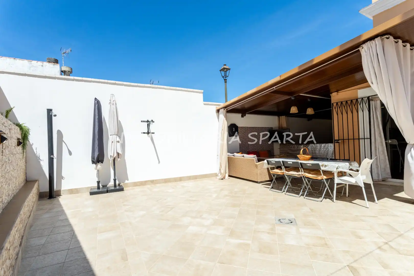 Terrace of Detached homes for sale in Villanueva del Ariscal  with Air Conditioner, Heating and Private garden