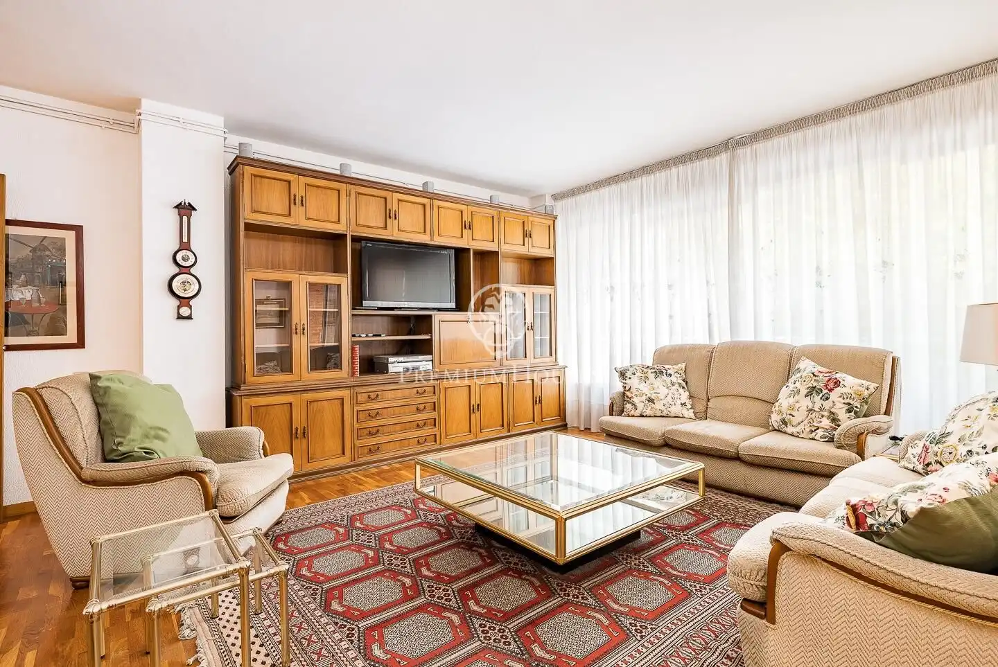 Sala de estar de Piso en venta en Barcelona con Calefacción y Terraza