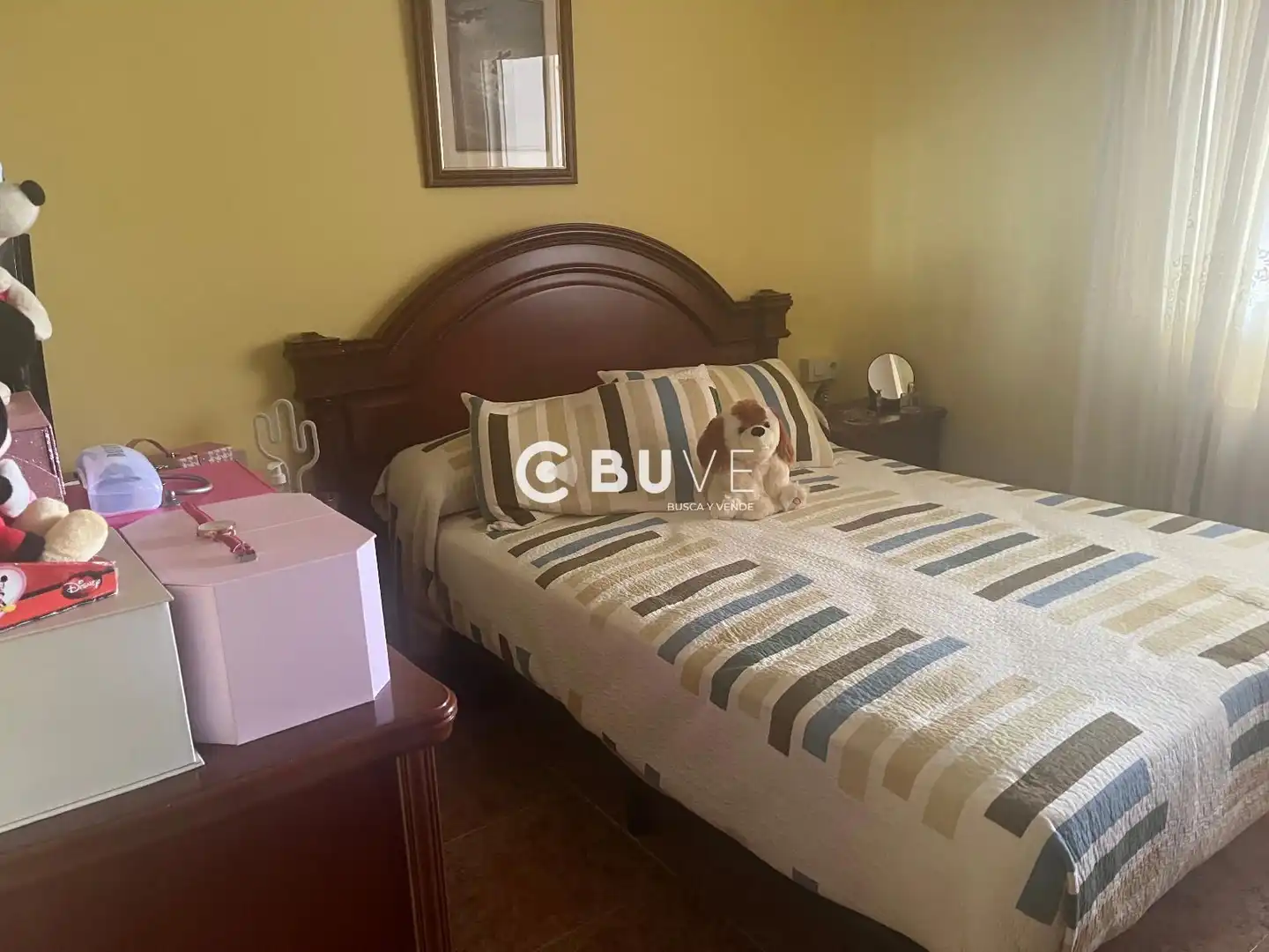 Bedroom of Flat for sale in Ferrol  with Heating, Terrace and Furnished