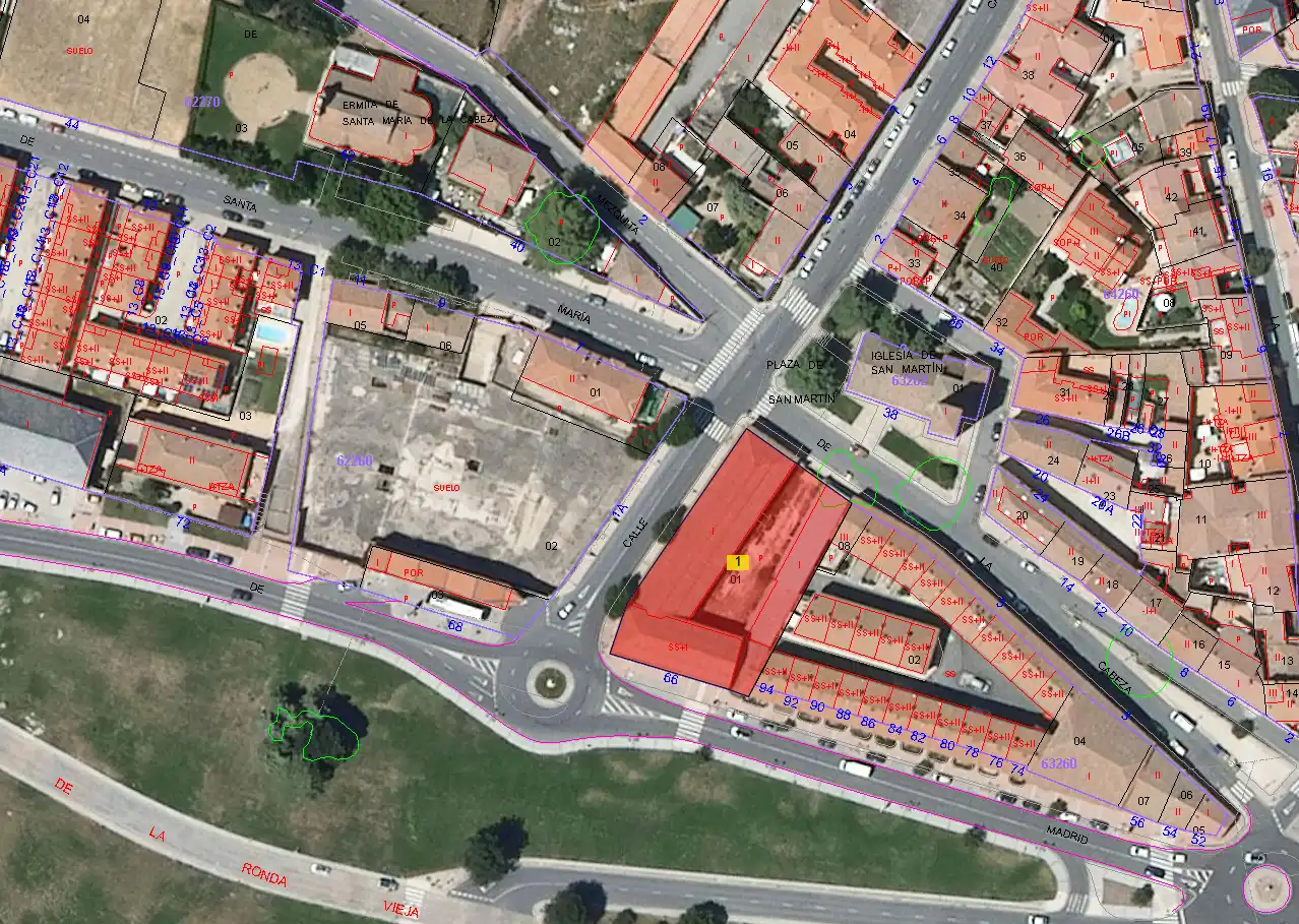 Exterior view of Industrial land for sale in Ávila