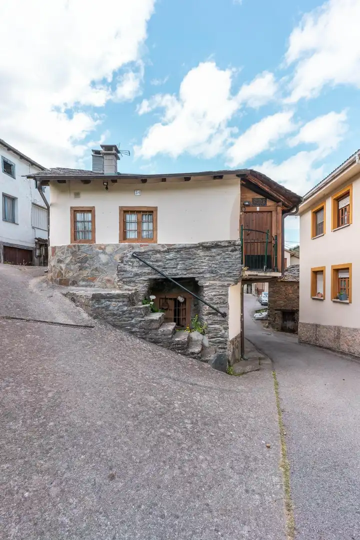 Vista exterior de Casa o chalet en venta en Cangas del Narcea con Jardín privado, Amueblado y Balcón