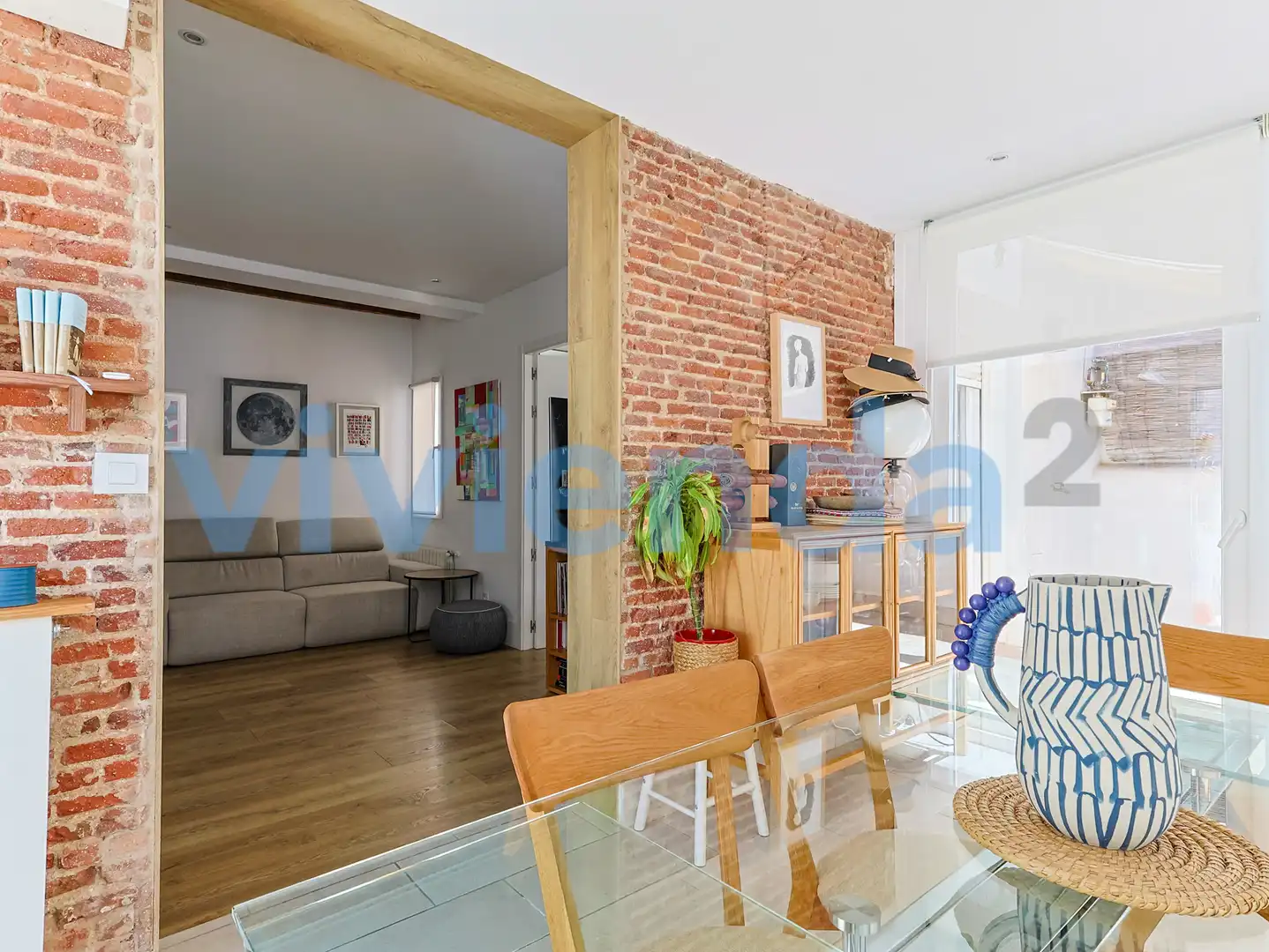 Sala de estar de Ático en venta en Madrid con Aire acondicionado, Calefacción y Terraza