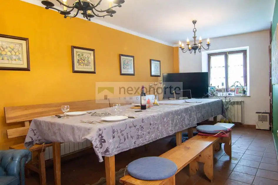 Dining room of Country homes for sale in Muras  with Heating and Storage room