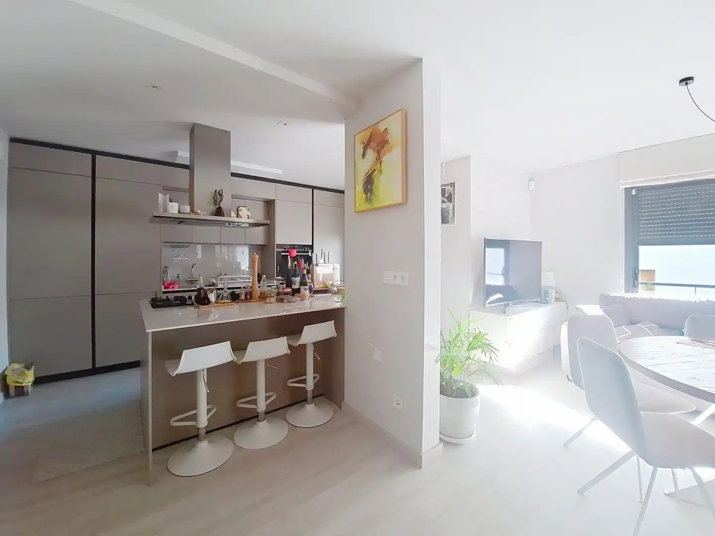 Küche von Wohnung zum Verkauf in Mojácar mit Klimaanlage, Terrasse und Gemeinschaftspool