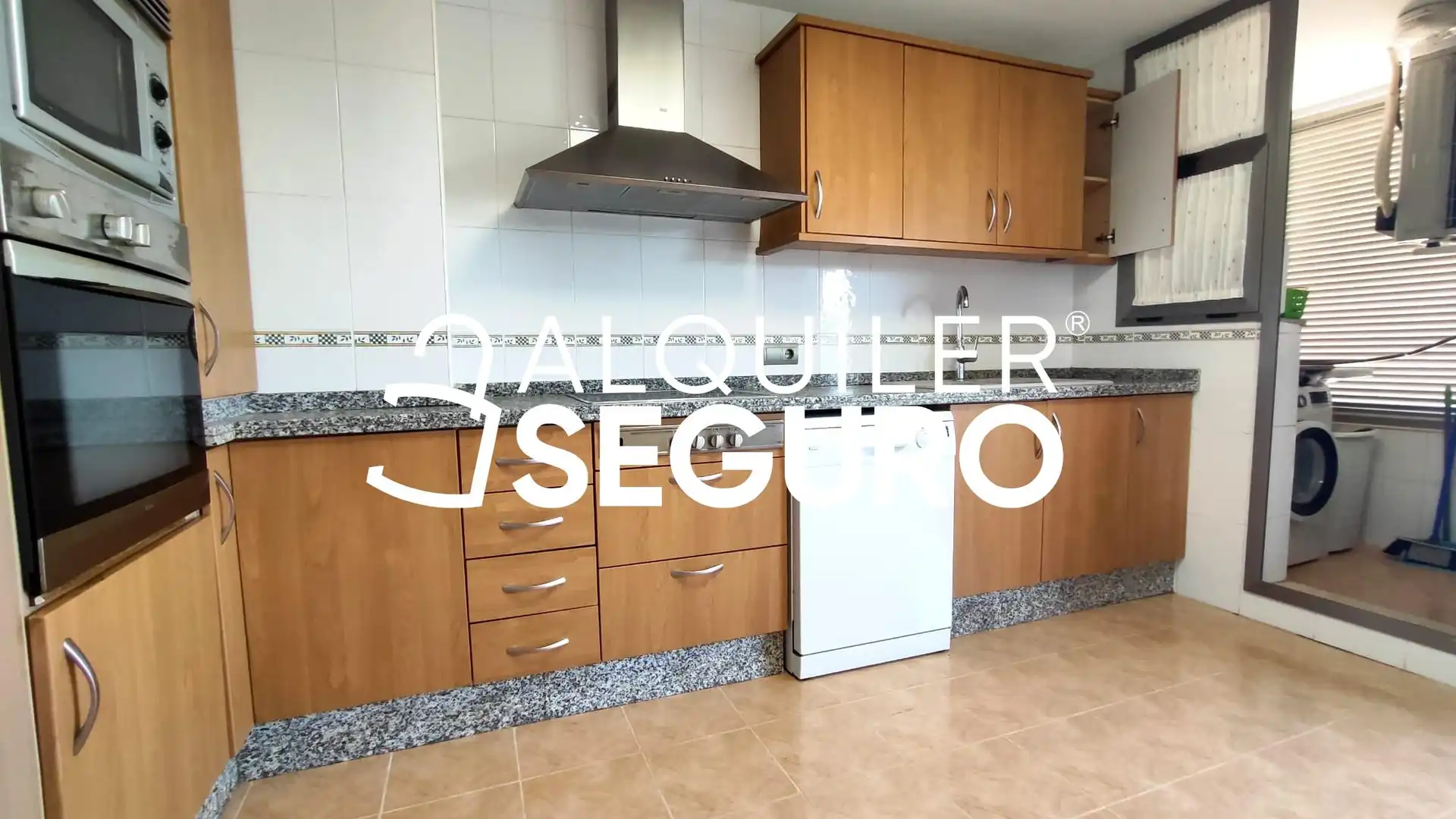 Kitchen of Flat for rent in Torrent  with Air Conditioner, Terrace and Storage room