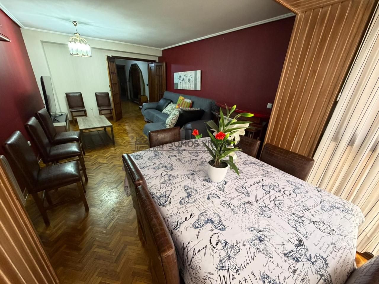 Living room of Flat for sale in Ourense Capital   with Heating, Parquet flooring and Storage room