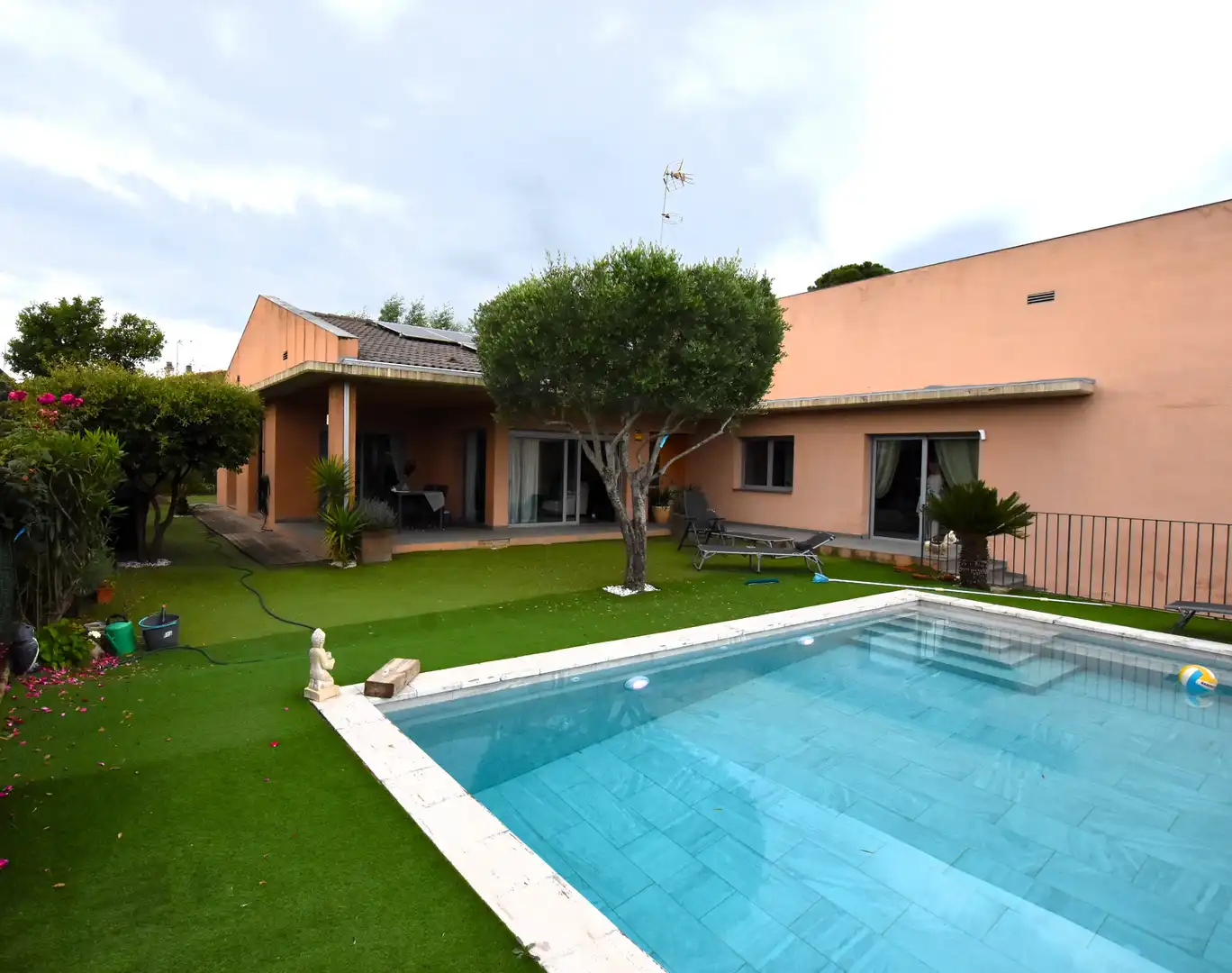 Jardín de Casa o chalet en venta en Vidreres con Aire acondicionado, Calefacción y Jardín privado