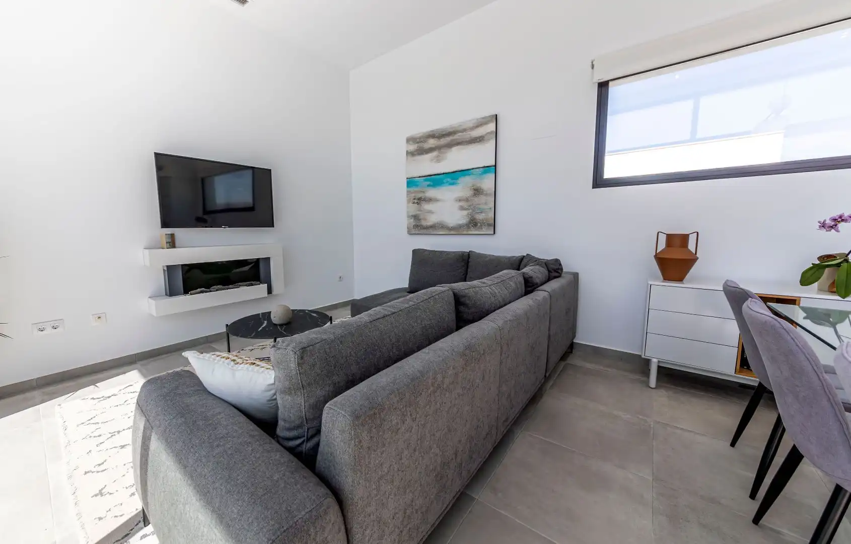 Sala d'estar de Casa o xalet en venda en Calasparra amb Aire condicionat, Jardí privat i Traster