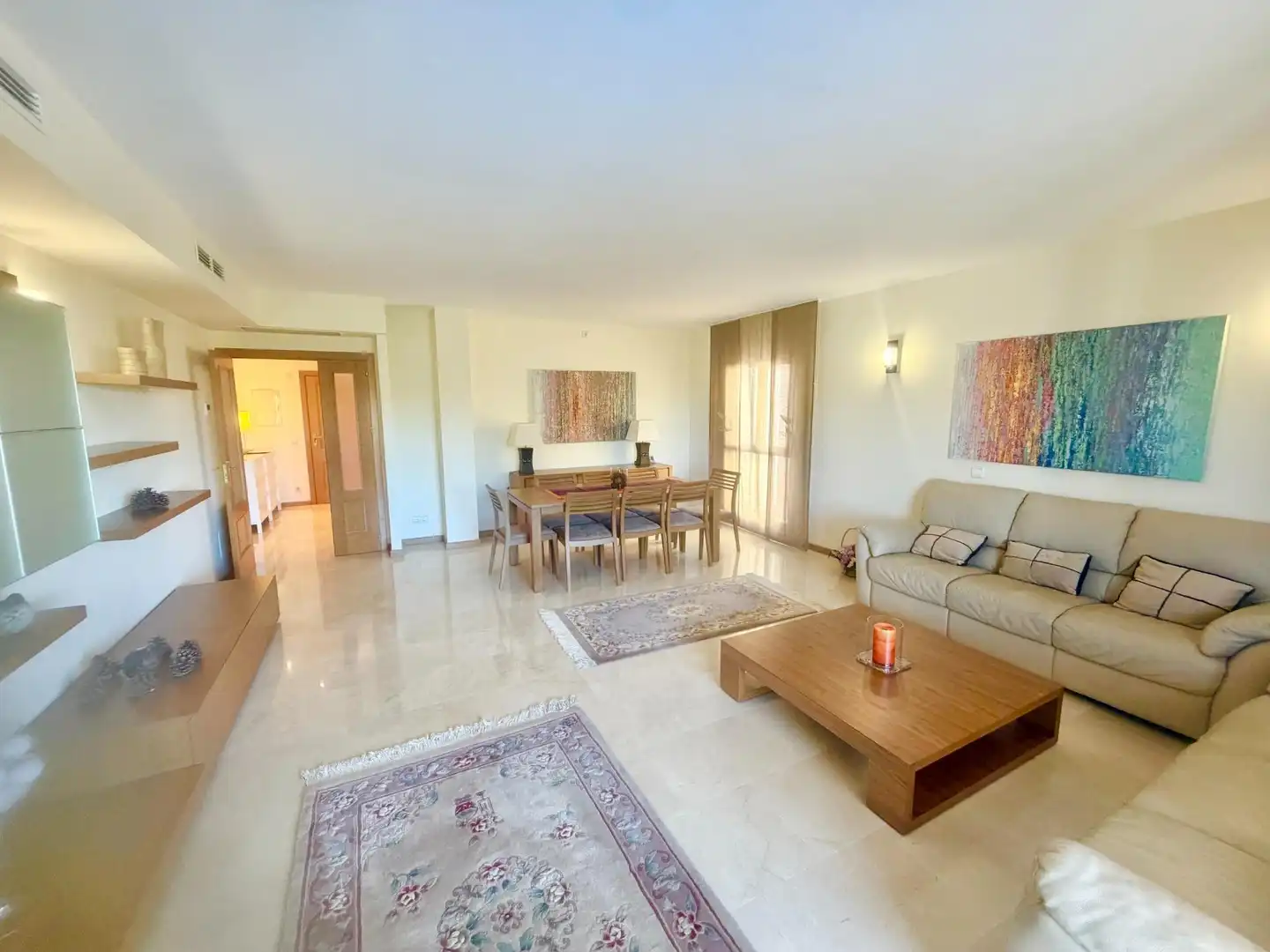 Sala d'estar de Pis de lloguer en  Palma de Mallorca amb Terrassa